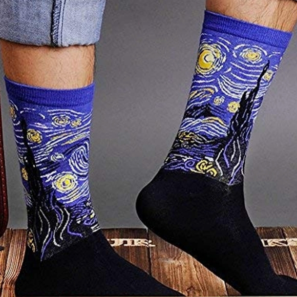 4 Pairs of Art Inspired Socks size 35-40 Gift Set - Picture 8 of 11